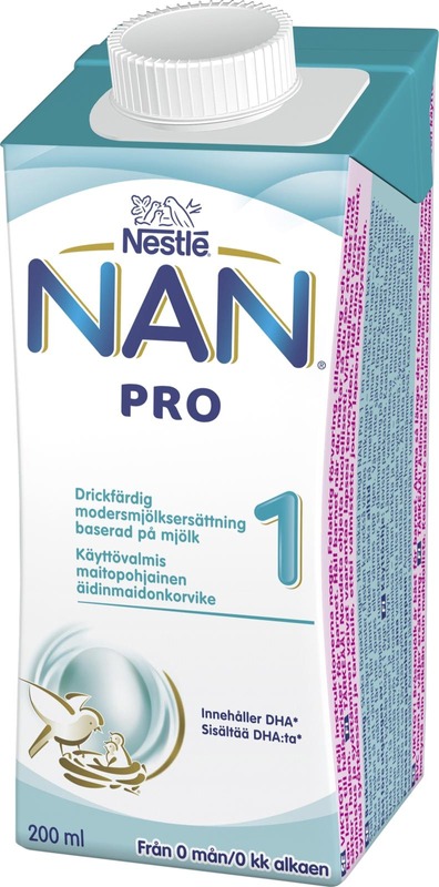 Nestle NanPro1 äidinmaidonkorvike 200ml 